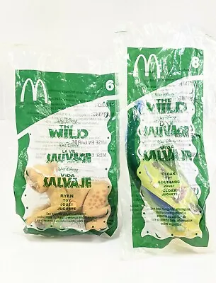 LOT Of TWO Disney's THE WILD McDonald's Happy Meal Toys 2006 New #6  #8 Sealed  • $10