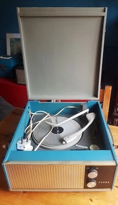 £25 • Buy Vintage Blue ULTRA 6008 1960's MONO Record Player Untested