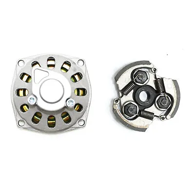 6T T8F Clutch Drum Bell Housing+ Plate 47cc 49cc Mini Pocket Quad Dirt Bike ATV • $21.71