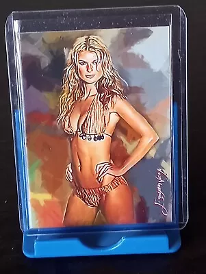 AP4 Marisa Miller #2 - ACEO Art Card Signed By Artist 50/50 • $23.95
