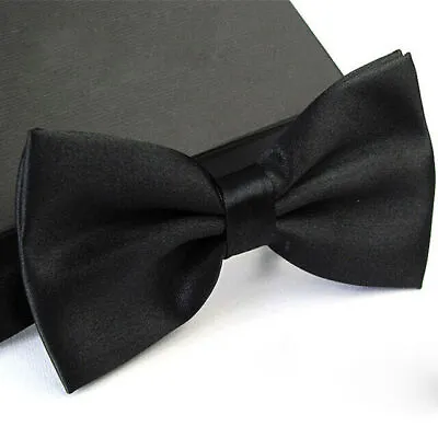 Mens Bow Tie Pre-tied Fashion Novelty Adjustable Tuxedo Bowtie Wedding Necktie • $3.99