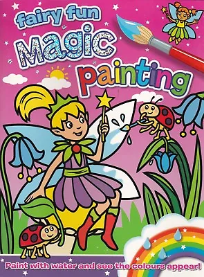 Magic Painting Book: Fairy Fun - New A4 16 Page Paperback Book • £3.39