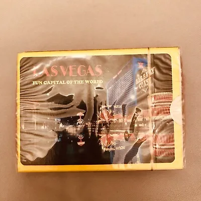 Vintage LAS VEGAS Playing Cards Souvenir Deck - NEW In Box Sealed In Plastic • $9.99