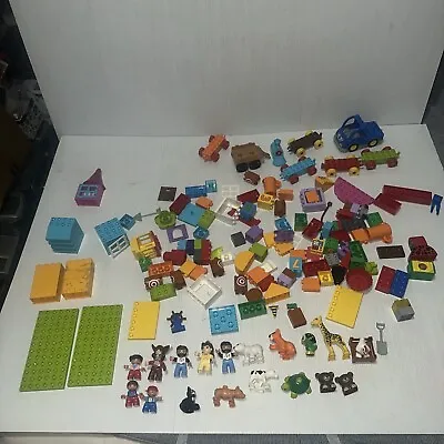 Lego Duplo Bulk Bundle Lot In Pieces Vehicles And Figures And Animals 2+kg • $79.95