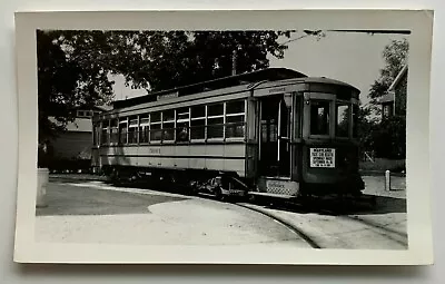 Vintage Photo Baltimore Transit Trolley Streetcar #5601  Maryland Regatta  Sign • $6.99