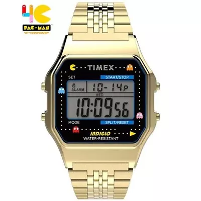 TIMEX 80 × PAC-MAN 40th Anniversary Collaboration Watch Gold TW2U32000 2020 F/S • $224.99