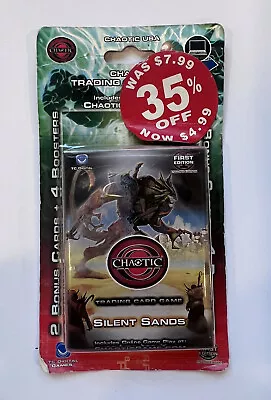 NEW VINTAGE 2008 Chaotic TCG  4 Sealed Pack Booster Set 1st Edition 2 BONUS CARD • $29.99