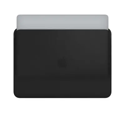 Genuine Apple Leather Sleeve Case For MacBook Pro & Air 13  - Black • £49.79