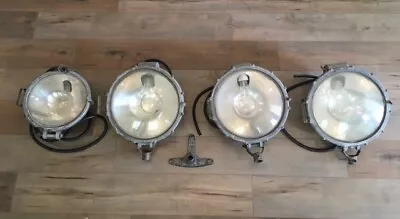 Vintage Industrial Light Fixture & Bulb From Chicago/Palmolive/Playboy Building  • $199