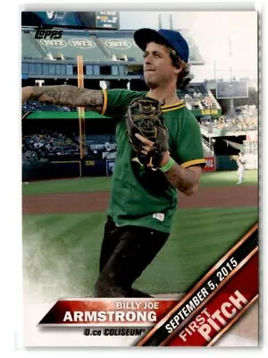 Billy Joe Armstrong Oakland Athletics 2016 Topps First Pitch (Series 2) #FP-4 • $2.15