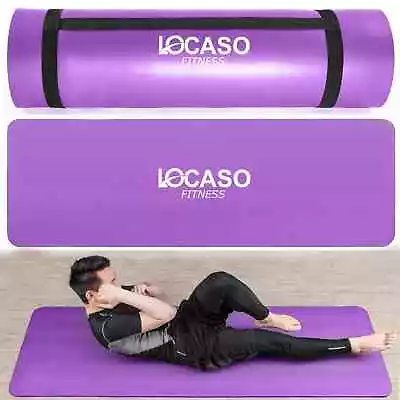 Non Slip Yoga Mat Gym Exercise Fitness Pilates Workout Mat Size 173 X 61cm  UK • £9.85
