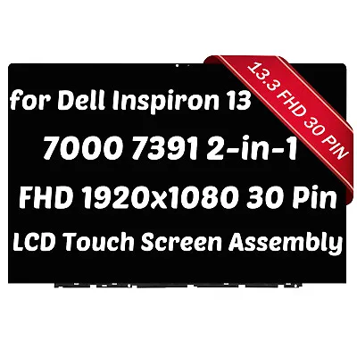 13.3  Dell Inspiron 13 7000 7391 2-in-1 P113g P113g001 LCD Touch Screen Assembly • $169.09