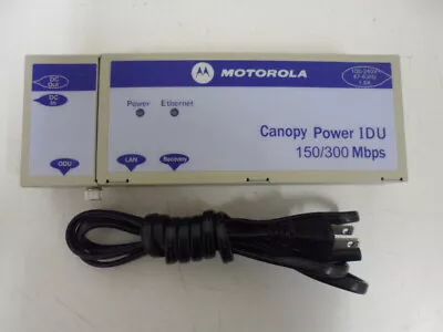  Motorola Canopy Power IDU 150/300 Mbps Backhaul  PoE Injector W/Cord • $40