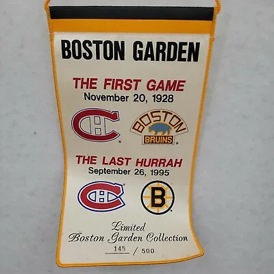 $174.99 • Buy Vintage Boston Garden Bruins Habs 1928 Last Hurrah 1995 Limited 145/500 GUC