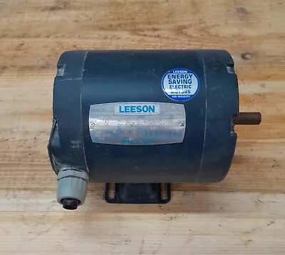 Leeson  1/4 HP 1725 RPM 208-230/460V C6T17NB1D C56 Continuous Duty Motor • $74.99