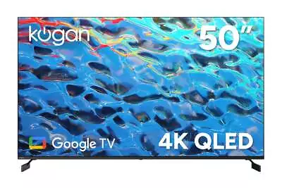 Kogan 50  QLED 4K Smart Google TV - Q98J 50 Inch TVs TV & Home Theatre • $604