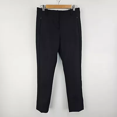 Country Road Pants Womens 10 Black Zip Pockets Skinny Leg Corporate Business • $29.99