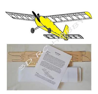 Mini Mambo Trainer 36  Wing RC Airplane Laser Cut Balsa & Ply Short Kit • $109.99