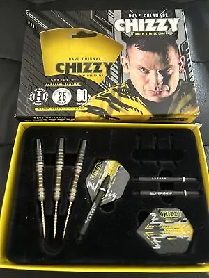 Dave Chisnall 90% Tungsten Steel Tip Darts By Harrows - 25g • £35