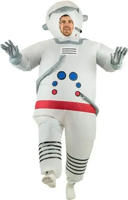 BODYSOCKS Adults Inflatable Spaceman Fancy Dress Astronaut Costume Mens Outfit • £21.89