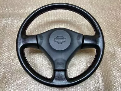 JDM OEM Nissan R34/ER34/ENR34/HR34 Skyline Genuine Leather Steering Wheel Used • $289.70