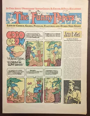 Funny Papers #2 (Newspaper Format Mar 1975) - Robert Crumb Vaughn Bode Trina • $24.95