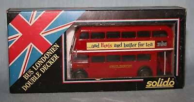 £16.50 • Buy Solido 1:50 Scale Leyland Rtw Double Decker Bus London Transport Boxed