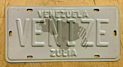 Venezuela  Graphic Vanity Test Unfinished License Plate   Venize   Zulia  • $38.99