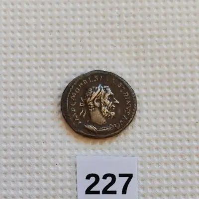 Silver Denarius Macrinus • $99