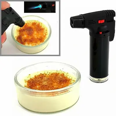 £6.95 • Buy Blow Torch Turbo Cream Brulee Burner | Kitchen Torch Up To 1000°C Red/blue/green
