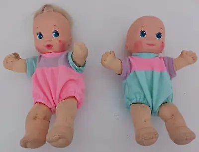 Vintage 1992 Mattel Magic Nursery Twins Baby Dolls It's A Boy / It's A Girl • $9.98