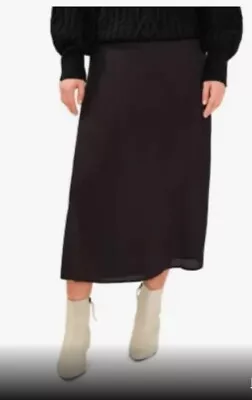 Vince Camuto Women's Semi-Fitted Lightweight Fully Lined Midi Skirt 2XL Black • $13.95