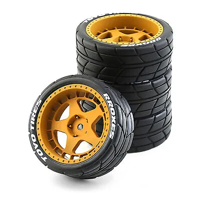 Drift Wheel Rim Hub Tire Tyres Set For HPI KYOSHO Tamiya TT02 XV01 1/10 RC Car • $23.75