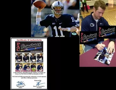 MATT MCGLOIN SIGNED PENN STATE 8x10 NITTANY LIONS FROM SIGNING INSCRIBED WE ARE  • $45