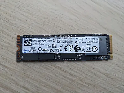 £18.99 • Buy M.2 SSD 256GB PCIe NVMe (Intel SSDPEKKF256G8L)