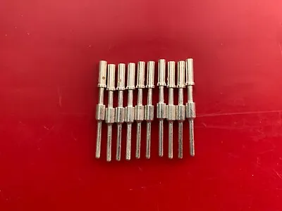 10x 27913-T9 VEAM CONN CRIMP PIN FOR #16 AWG HARD SILVER PLATING • $9.99