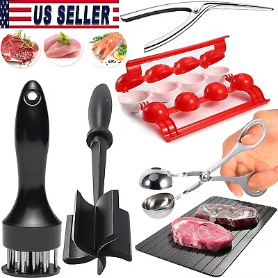 Meat Hamburger Chopper Meatball Maker Tenderizer Defrosting Tray Shrimp Peeler • $6.50