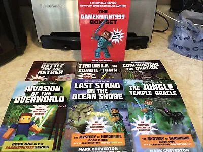 Mincraft Books THE GAMEKNIGHT999 BOX SET Of 6 Unofficial Novels MARK CHEVERTON • $14.99