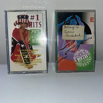 LOT 2 CASSETTE TAPE RARE 70s HITS ONE-HIT WONDERS Best Of The 70s Music • $7