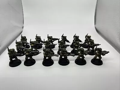 Warhammer 40K Imperial Guard Karskin Troops X18 Metal Well Painted Astra • $223.79