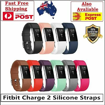 $8.99 • Buy Fitbit Charge 2 Bands Replacement Silicone Wristband Watch Strap Bracelet Band