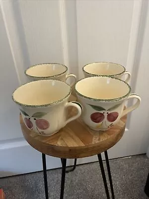 St Michael’s Damson Pattern Large T Cups X 4 All Excellent • £12