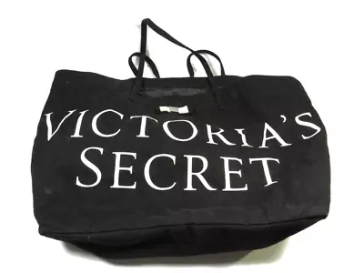 VICTORIA'S SECRET Black Solid Women's Handle Tote Bag 20  Wide X 13  Tall • $15.82