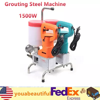 Electric Epoxy / Polyurethane Foam Injection Pump Grouting Steel Machine 1500W • $391.40