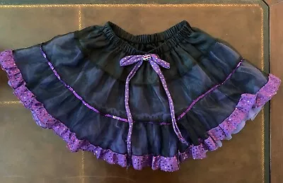 Monster High Girls Youth Black And Purple Costume Skirt One Size For All • $12.99