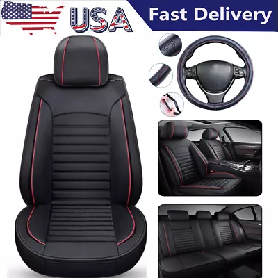 For Volkswagen Leather Car Seat Covers Set Breathable And Waterproof Seat Covers • $152