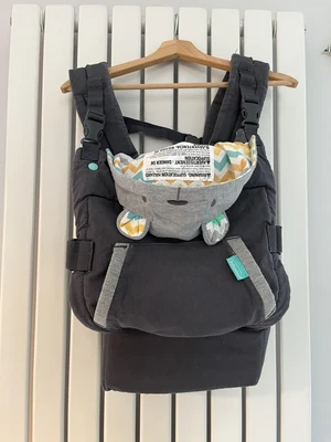 £17.99 • Buy Infantino Cuddle Up Bear Hoodie Baby Carrier - Grey