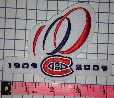 Montreal Canadiens 100th Anniversary Centennial 1909-2009 Nhl Hockey Crest Patch • $9.99