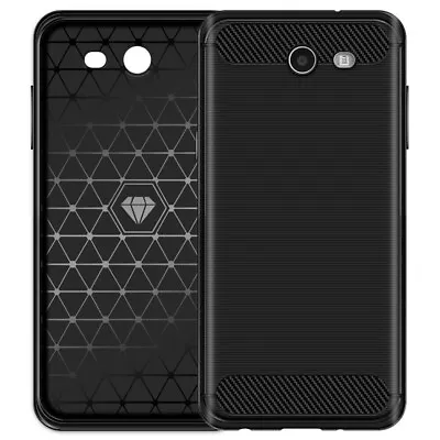 Premium Real Carbon Fiber TPU Case For T-Mobile Samsung Galaxy J3 Prime SM-J327T • $14.60