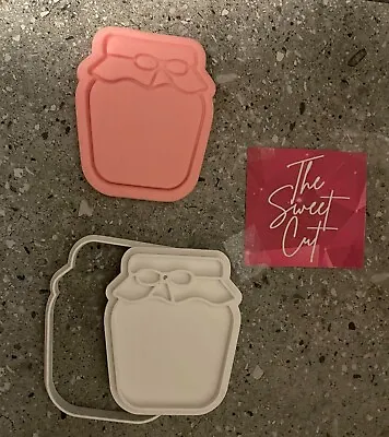 Jam Jar Cookie Cutter And Stamp • $11